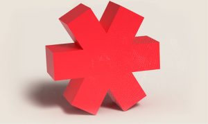 Icono de asterisco rojo de Logipymes, nuestra agencia de comunicación y marketing experta en gestión de producción impresa