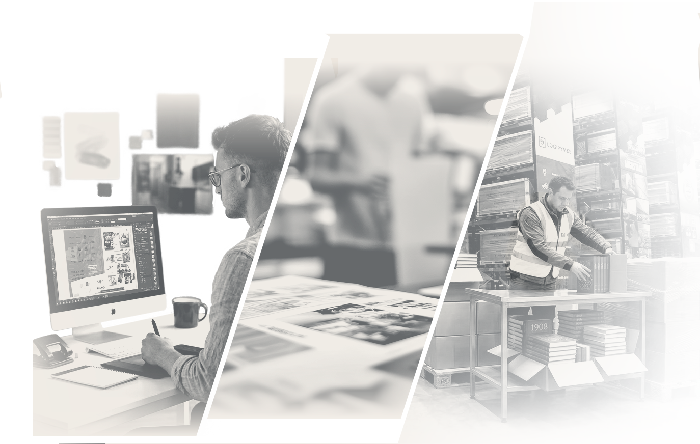 imagen de proceso de trabajo de nuestra empresa de marketing logístico