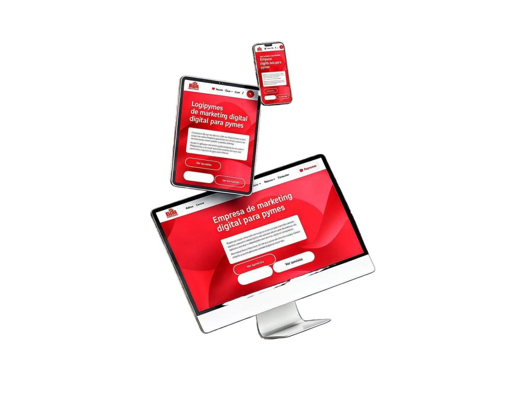 Servicios de la Agencia de diseño web en Sevilla en dispositivos móviles y de escritorio.